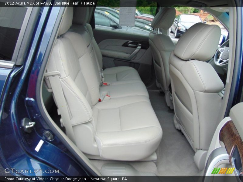 Bali Blue Pearl / Taupe 2012 Acura MDX SH-AWD