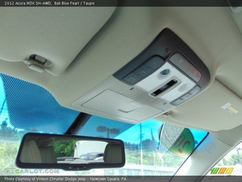 Bali Blue Pearl / Taupe 2012 Acura MDX SH-AWD