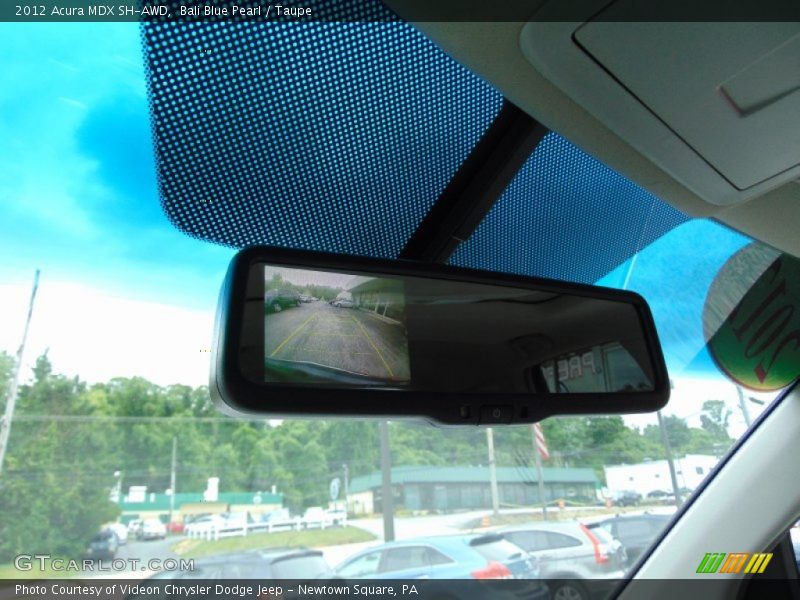 Bali Blue Pearl / Taupe 2012 Acura MDX SH-AWD