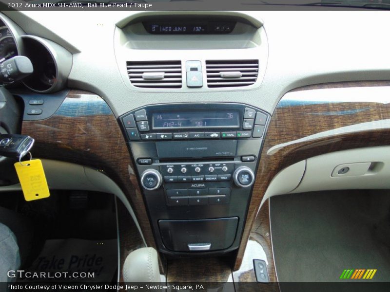 Bali Blue Pearl / Taupe 2012 Acura MDX SH-AWD
