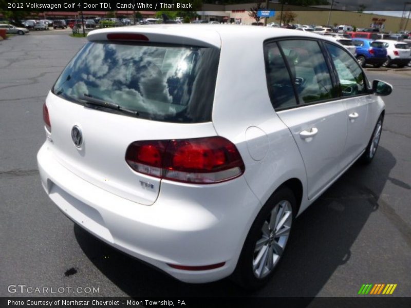 Candy White / Titan Black 2012 Volkswagen Golf 4 Door TDI
