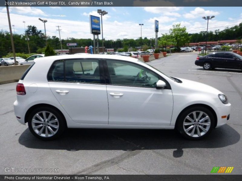 Candy White / Titan Black 2012 Volkswagen Golf 4 Door TDI