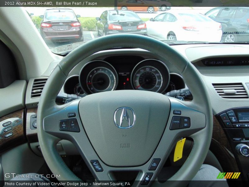 Bali Blue Pearl / Taupe 2012 Acura MDX SH-AWD
