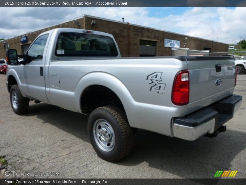 Ingot Silver / Steel 2015 Ford F250 Super Duty XL Regular Cab 4x4