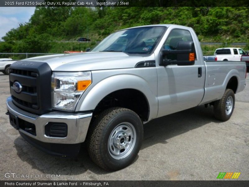 Ingot Silver / Steel 2015 Ford F250 Super Duty XL Regular Cab 4x4