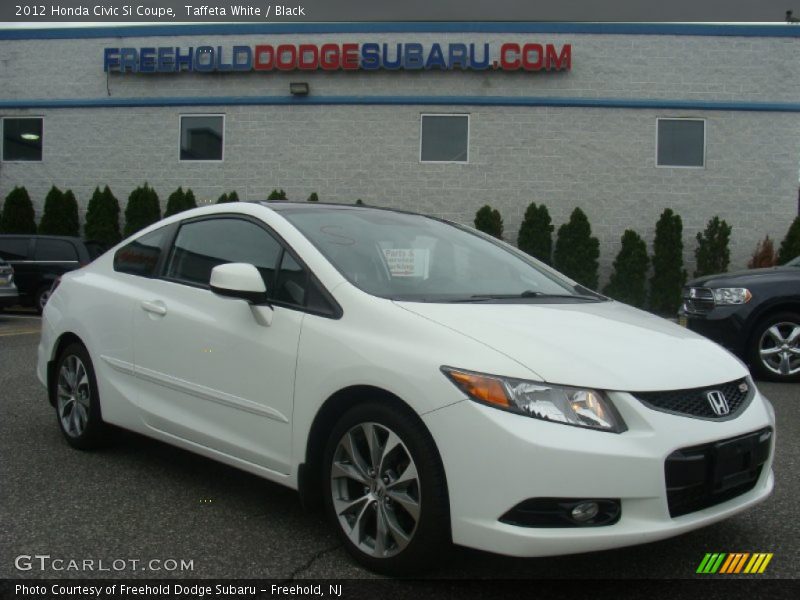 Taffeta White / Black 2012 Honda Civic Si Coupe