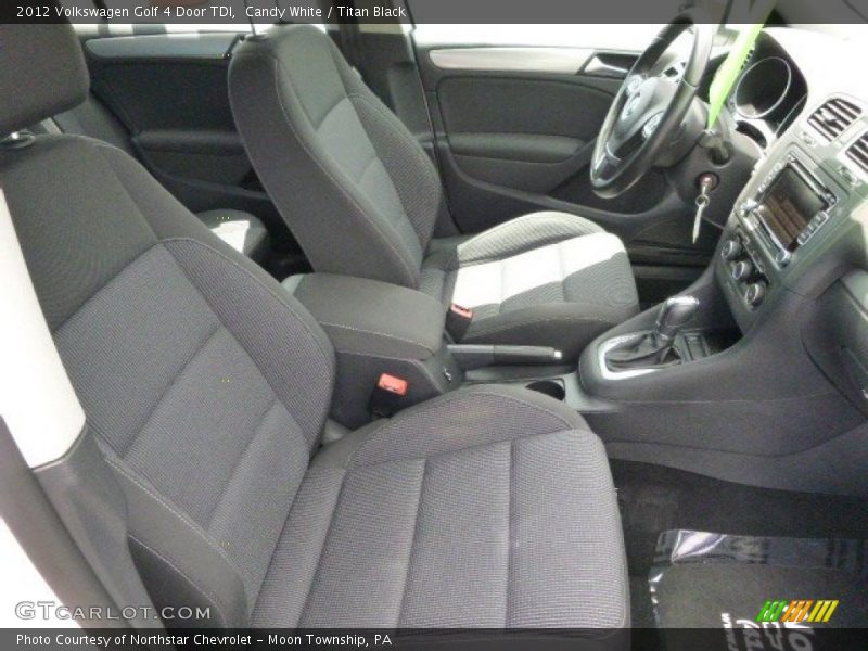 Candy White / Titan Black 2012 Volkswagen Golf 4 Door TDI