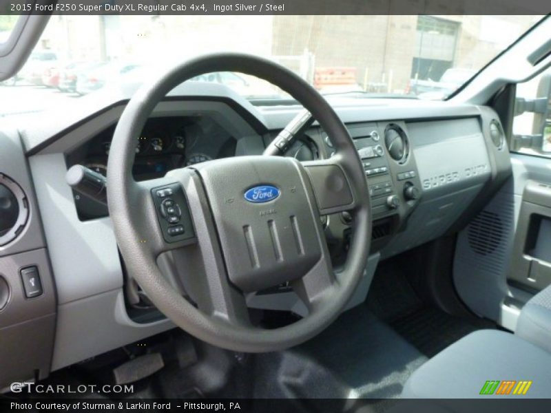 Ingot Silver / Steel 2015 Ford F250 Super Duty XL Regular Cab 4x4