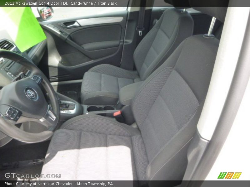 Candy White / Titan Black 2012 Volkswagen Golf 4 Door TDI