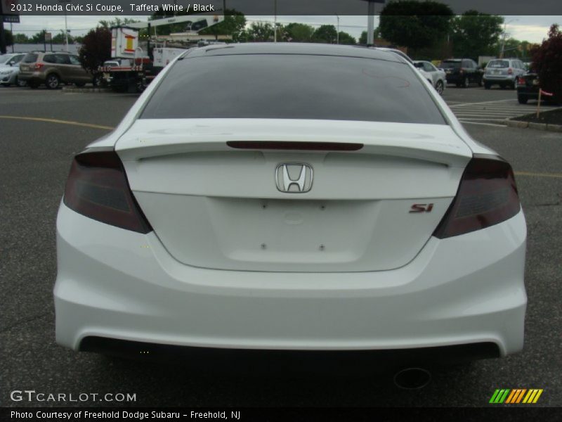 Taffeta White / Black 2012 Honda Civic Si Coupe