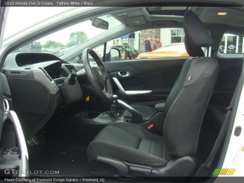 Taffeta White / Black 2012 Honda Civic Si Coupe