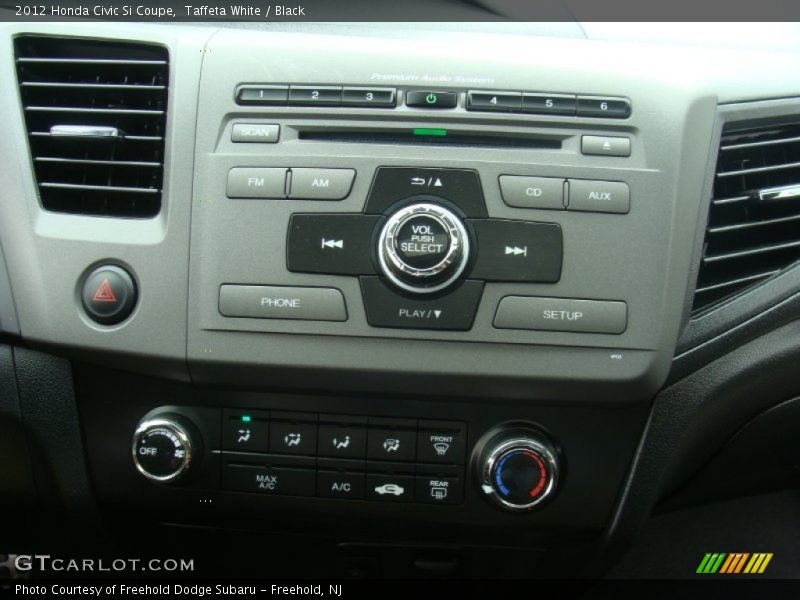 Taffeta White / Black 2012 Honda Civic Si Coupe