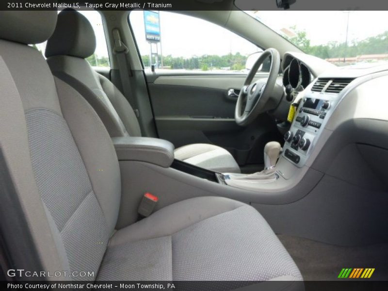 Taupe Gray Metallic / Titanium 2011 Chevrolet Malibu LS