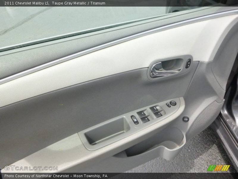 Taupe Gray Metallic / Titanium 2011 Chevrolet Malibu LS