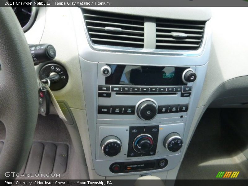 Taupe Gray Metallic / Titanium 2011 Chevrolet Malibu LS