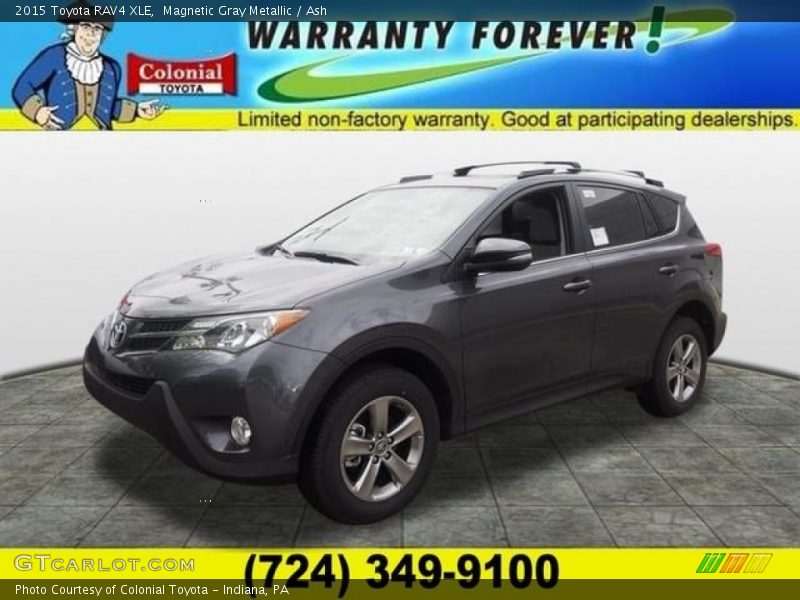 Magnetic Gray Metallic / Ash 2015 Toyota RAV4 XLE