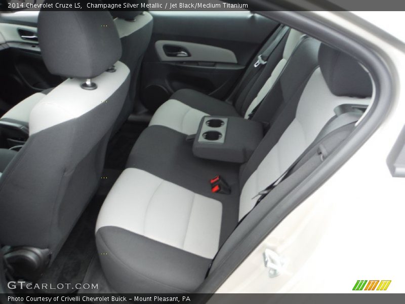 Champagne Silver Metallic / Jet Black/Medium Titanium 2014 Chevrolet Cruze LS