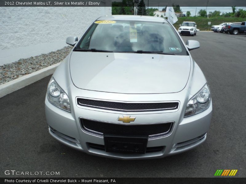Silver Ice Metallic / Ebony 2012 Chevrolet Malibu LT
