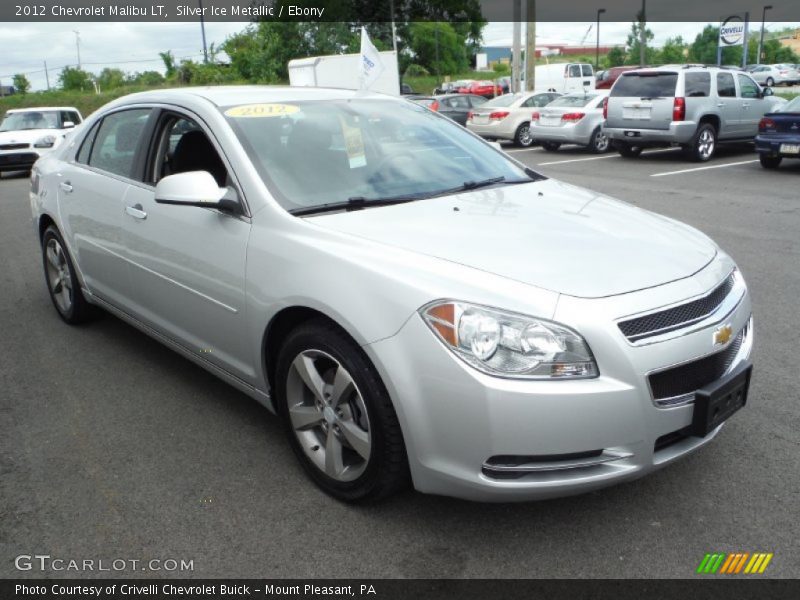 Silver Ice Metallic / Ebony 2012 Chevrolet Malibu LT