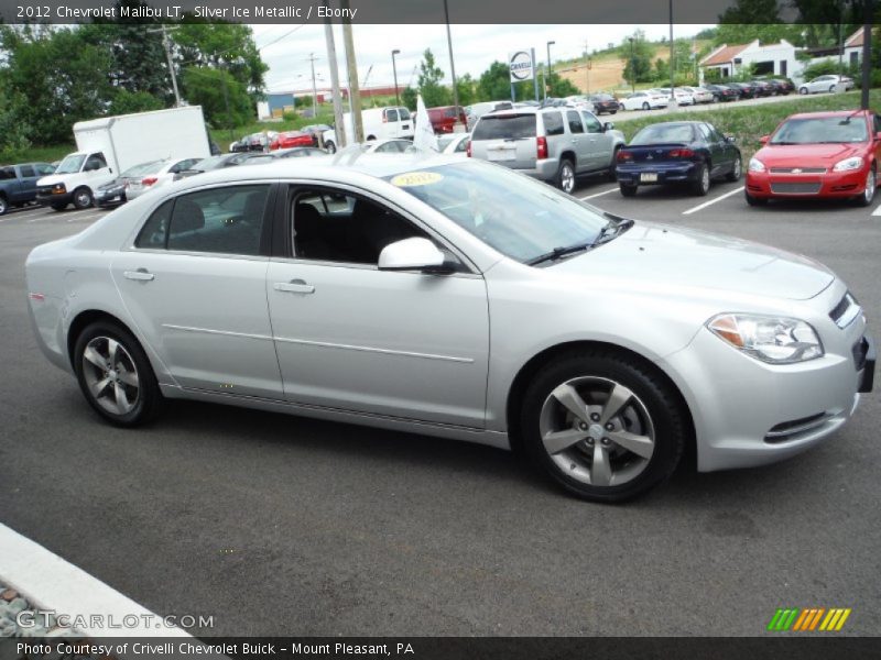 Silver Ice Metallic / Ebony 2012 Chevrolet Malibu LT