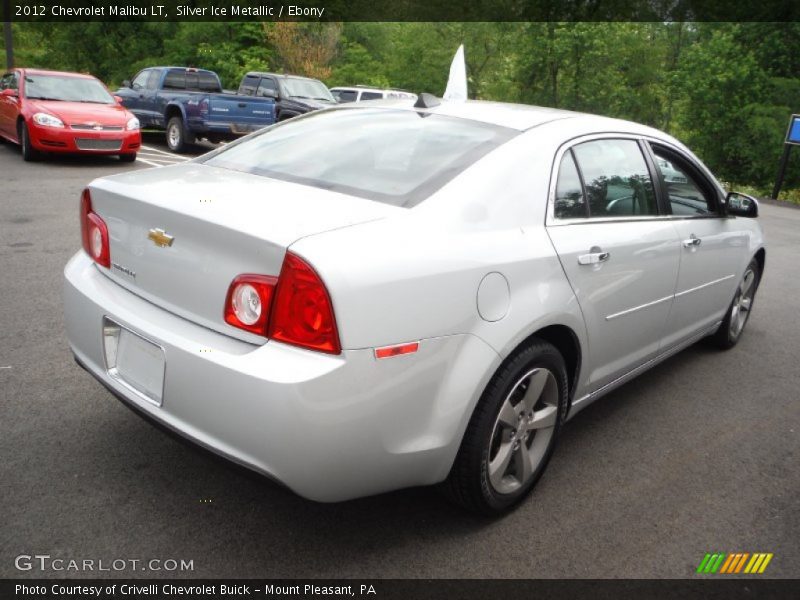 Silver Ice Metallic / Ebony 2012 Chevrolet Malibu LT