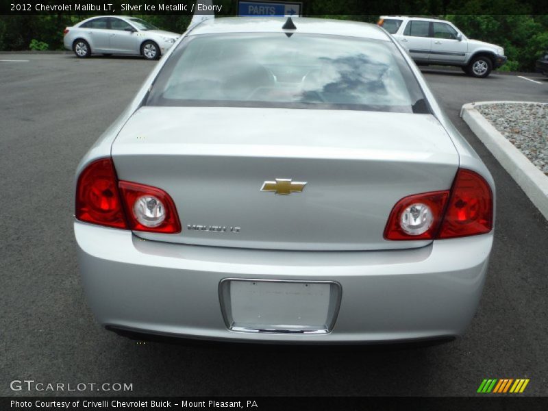 Silver Ice Metallic / Ebony 2012 Chevrolet Malibu LT