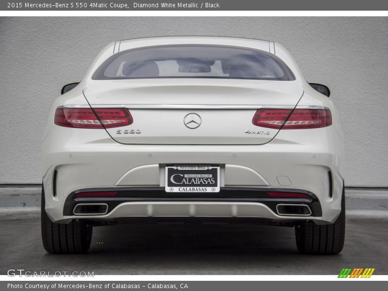 Diamond White Metallic / Black 2015 Mercedes-Benz S 550 4Matic Coupe