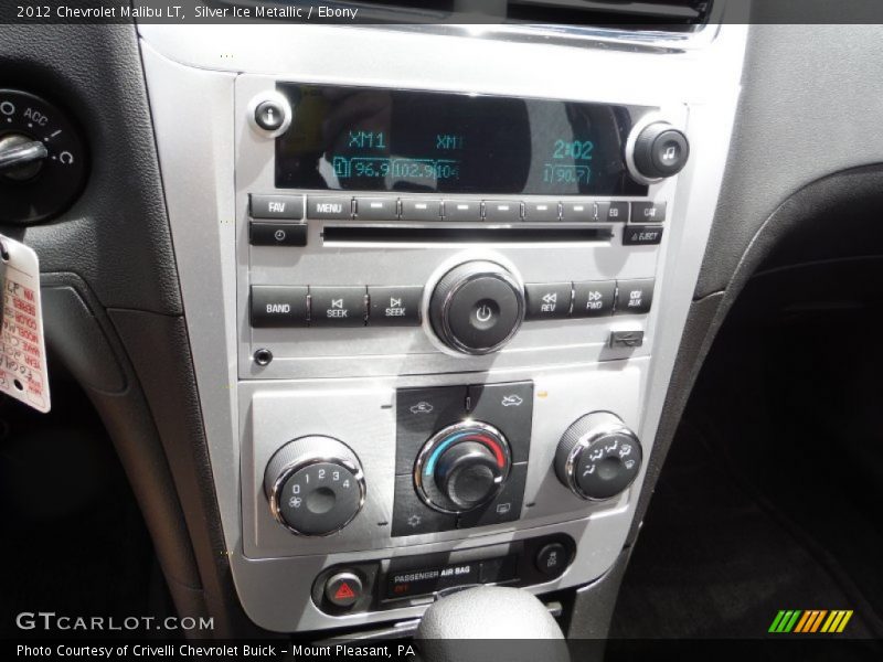 Silver Ice Metallic / Ebony 2012 Chevrolet Malibu LT