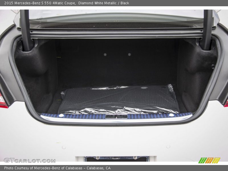 Diamond White Metallic / Black 2015 Mercedes-Benz S 550 4Matic Coupe