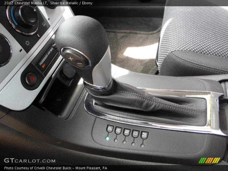 Silver Ice Metallic / Ebony 2012 Chevrolet Malibu LT