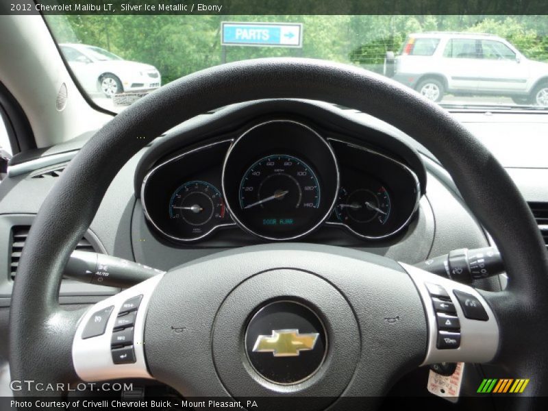 Silver Ice Metallic / Ebony 2012 Chevrolet Malibu LT