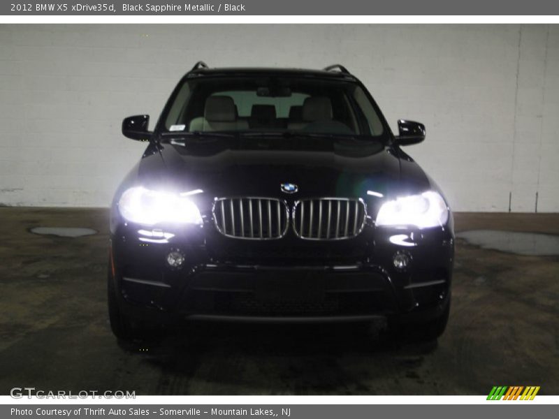 Black Sapphire Metallic / Black 2012 BMW X5 xDrive35d