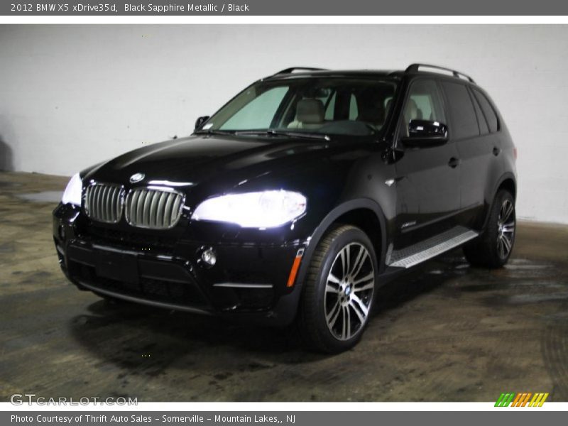 Black Sapphire Metallic / Black 2012 BMW X5 xDrive35d