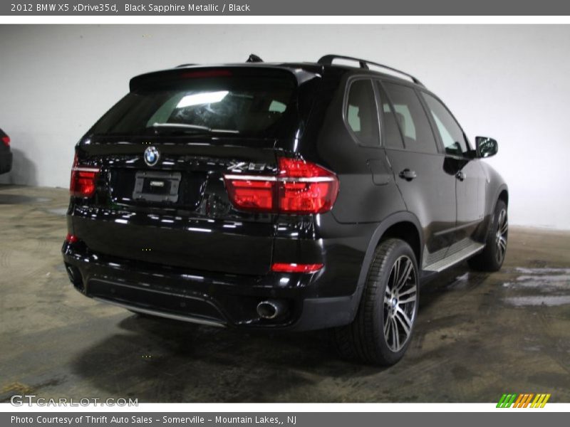 Black Sapphire Metallic / Black 2012 BMW X5 xDrive35d