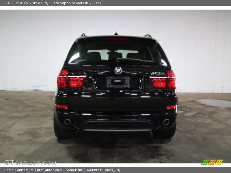 Black Sapphire Metallic / Black 2012 BMW X5 xDrive35d