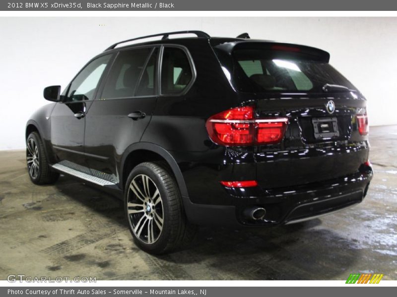 Black Sapphire Metallic / Black 2012 BMW X5 xDrive35d