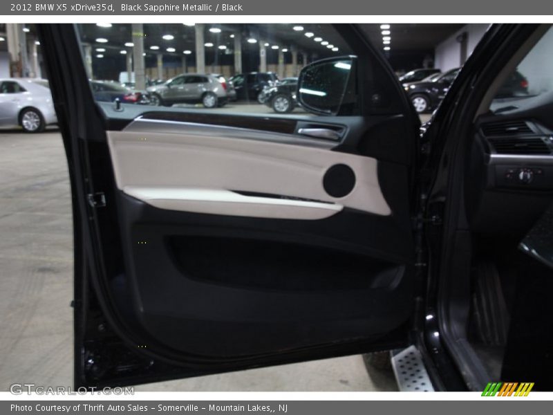 Black Sapphire Metallic / Black 2012 BMW X5 xDrive35d