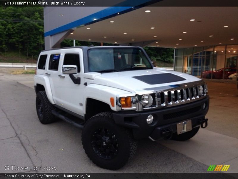 Birch White / Ebony 2010 Hummer H3 Alpha