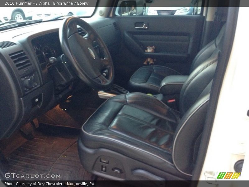 Birch White / Ebony 2010 Hummer H3 Alpha