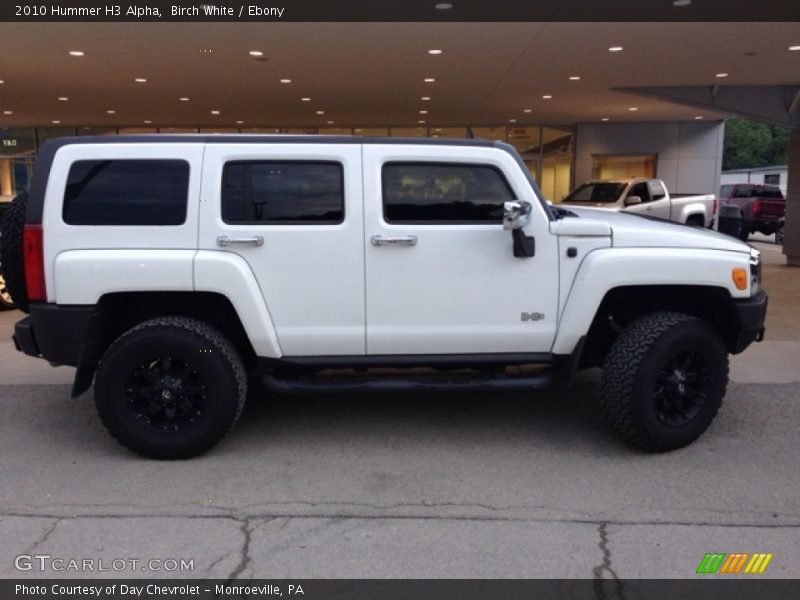 Birch White / Ebony 2010 Hummer H3 Alpha