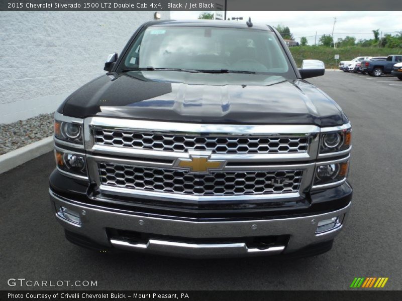 Black / Jet Black 2015 Chevrolet Silverado 1500 LTZ Double Cab 4x4