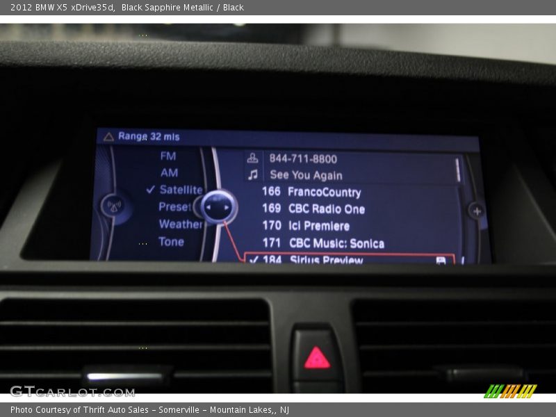 Black Sapphire Metallic / Black 2012 BMW X5 xDrive35d
