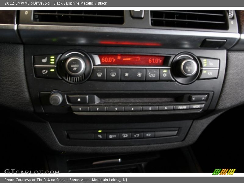 Black Sapphire Metallic / Black 2012 BMW X5 xDrive35d