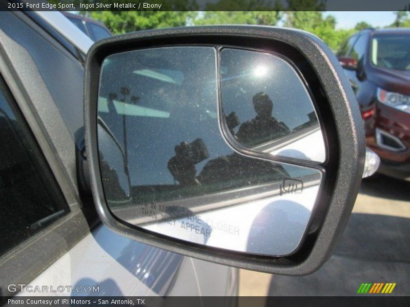 Ingot Silver Metallic / Ebony 2015 Ford Edge Sport