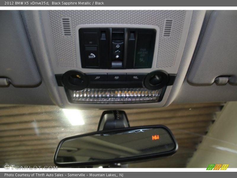 Black Sapphire Metallic / Black 2012 BMW X5 xDrive35d