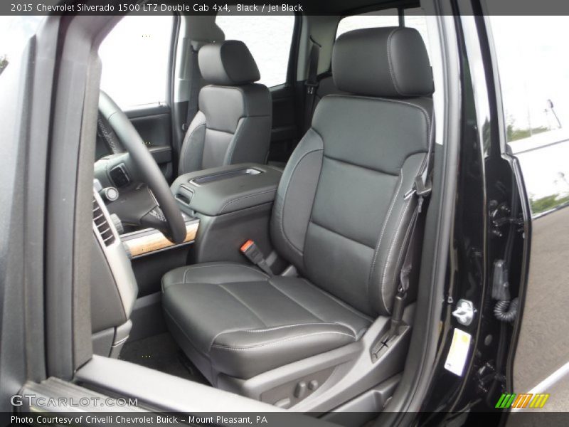 Front Seat of 2015 Silverado 1500 LTZ Double Cab 4x4