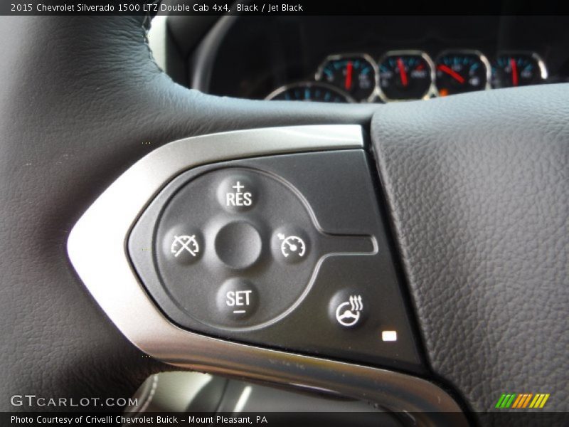 Controls of 2015 Silverado 1500 LTZ Double Cab 4x4