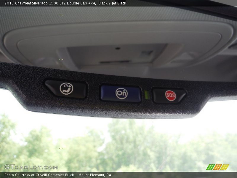 Black / Jet Black 2015 Chevrolet Silverado 1500 LTZ Double Cab 4x4