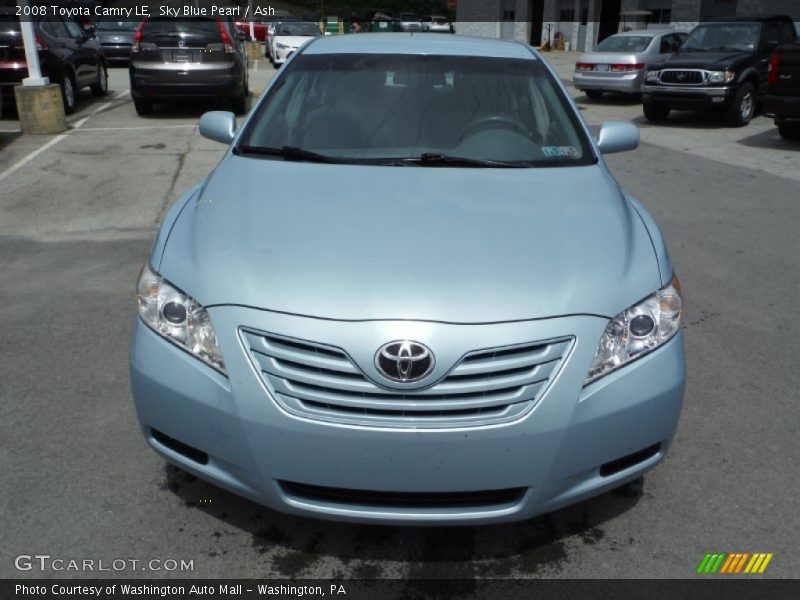 Sky Blue Pearl / Ash 2008 Toyota Camry LE