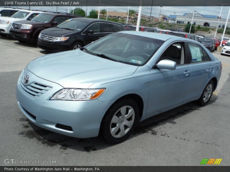 Sky Blue Pearl / Ash 2008 Toyota Camry LE